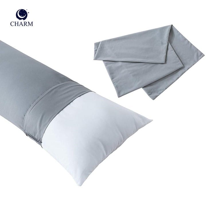 ปลอกหมอน BODY CHARM CUDDLE ขนาด 16 X 42 นิ้ว LIGHT GREY